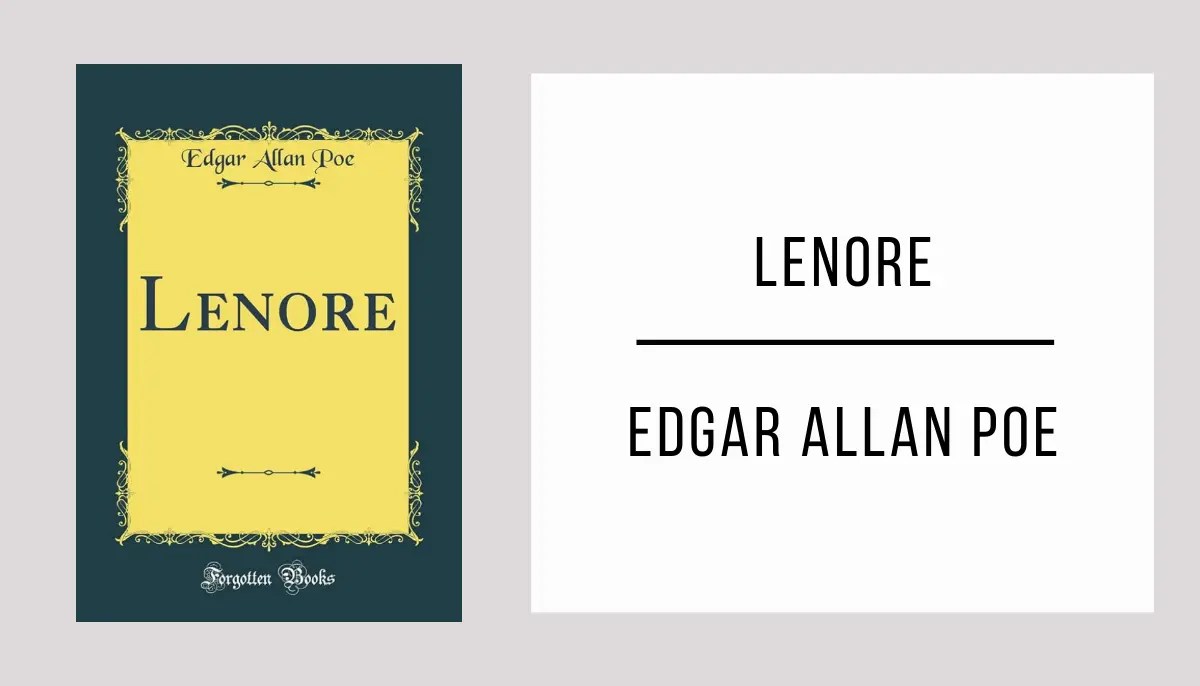 Lenore by Edgar Allan Poe [PDF]