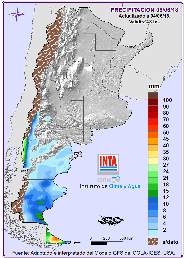 Pronóstico semanal heladas, frío sin lluvias y un poco más de frío