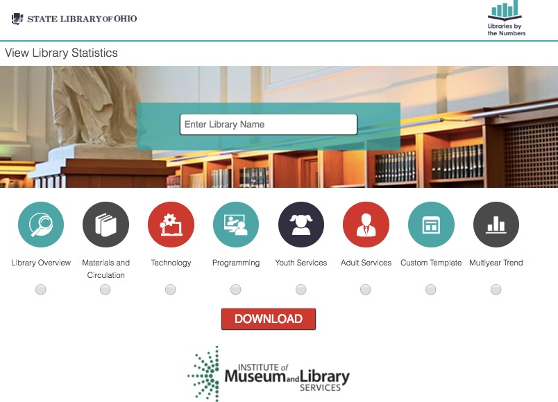 State Library of Ohio Launches “Libraries by the Numbers”, an