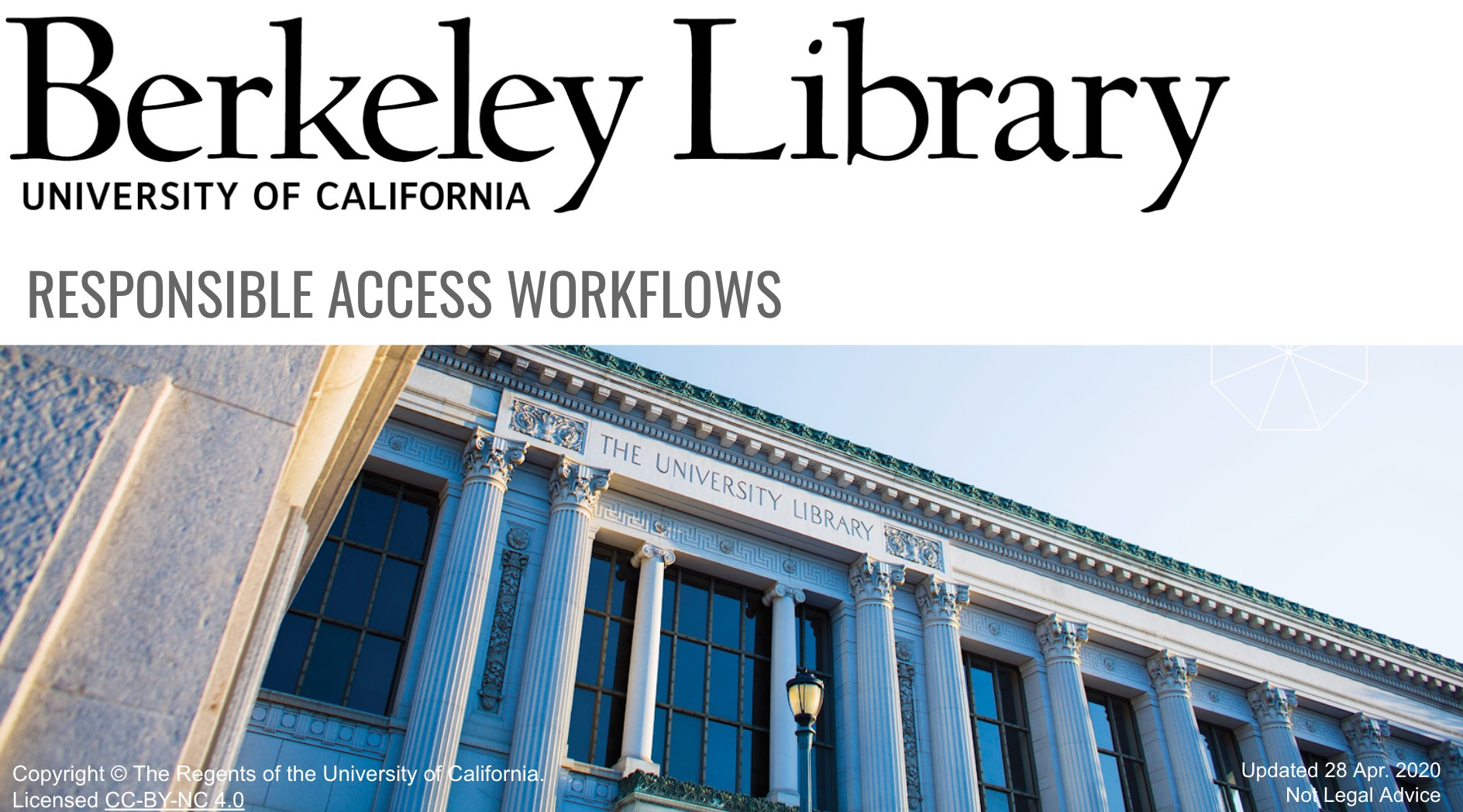 Guidance UC Berkeley Library Makes it Easier to Digitize Collections