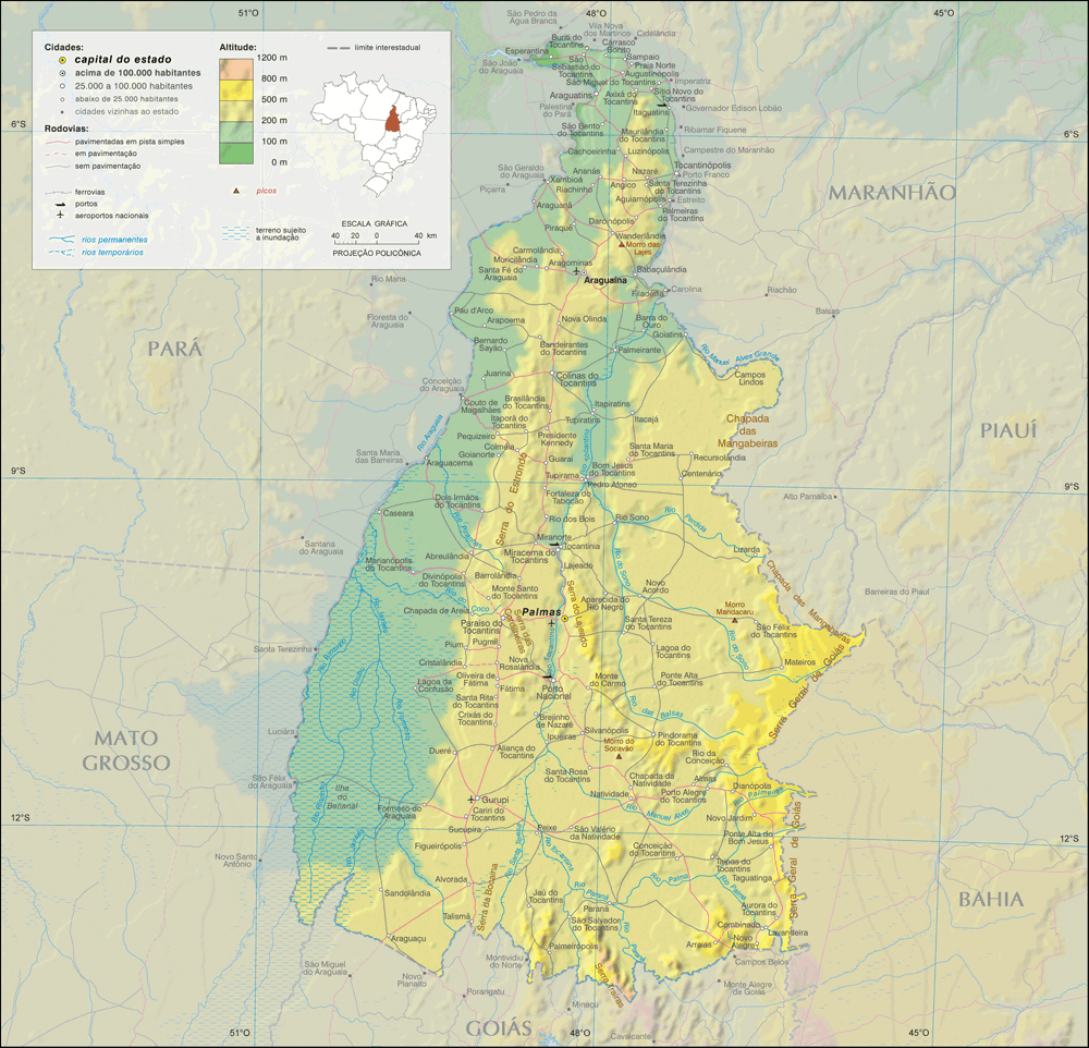 Geografia do Tocantins relevo, vegetação, clima InfoEscola