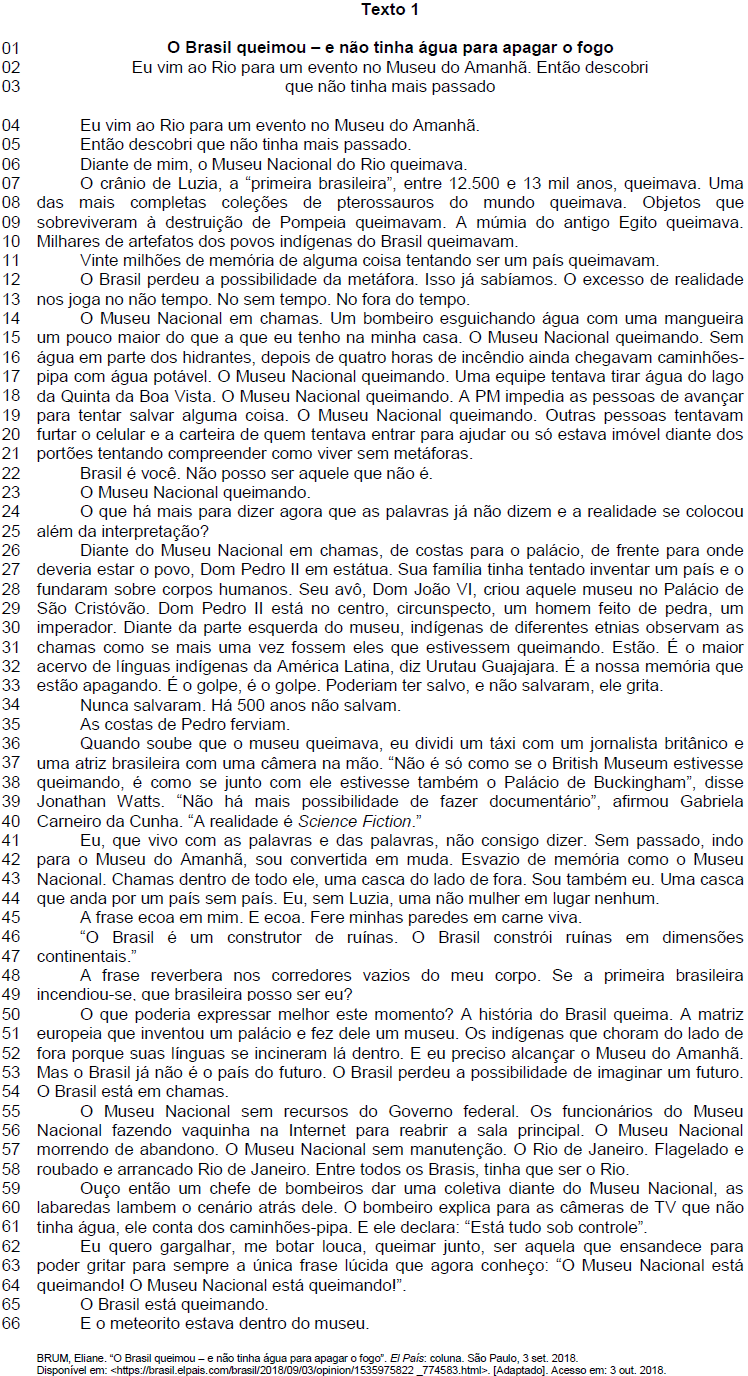 Questões da prova UFSC 2019/1 InfoEscola