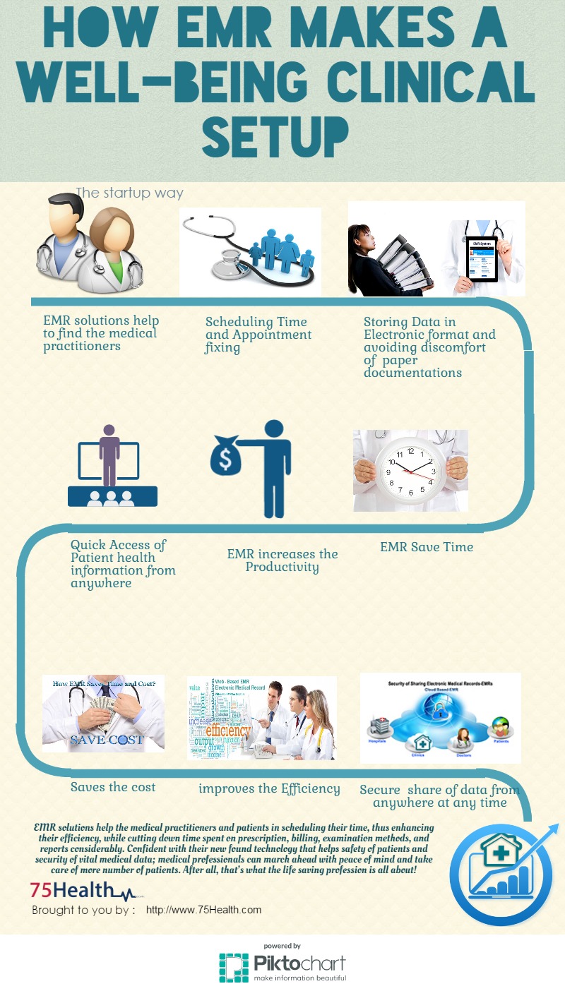 Health Electronic Medical Records (EMRs) Infographic Portal