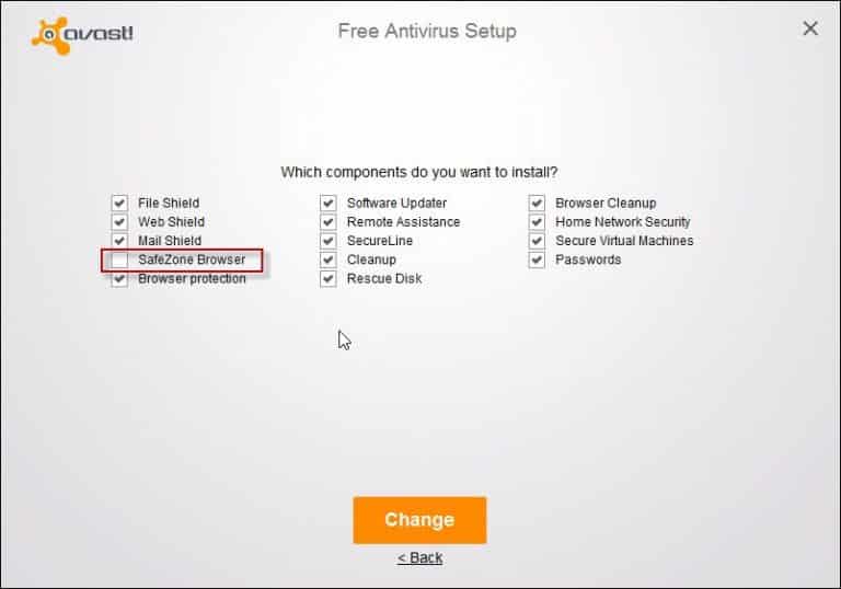 How to uninstall Avast SafeZone Browser