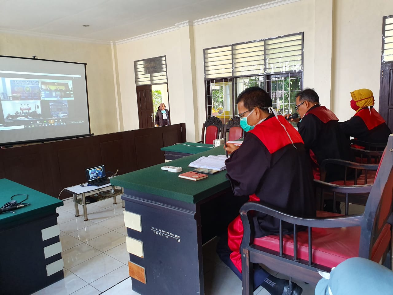 PN Palu Tetap Gelar Sidang dengan Teleconference