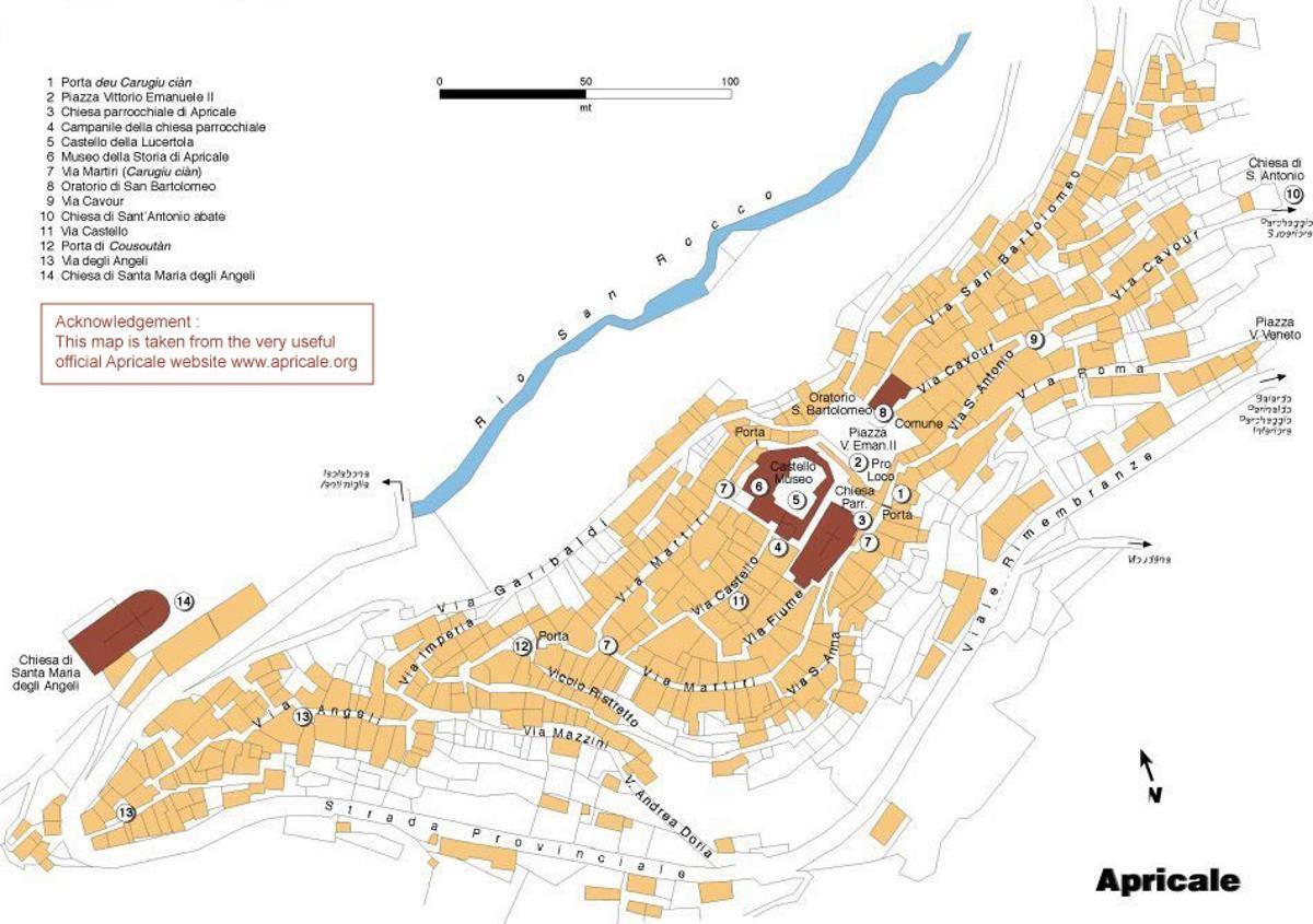 Apricale Italie Carte Mappa di Apricale Cartina di apricale