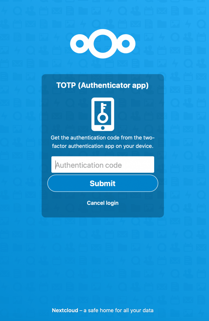How to add Two Factor Authentication (2FA) to your Nextcloud install