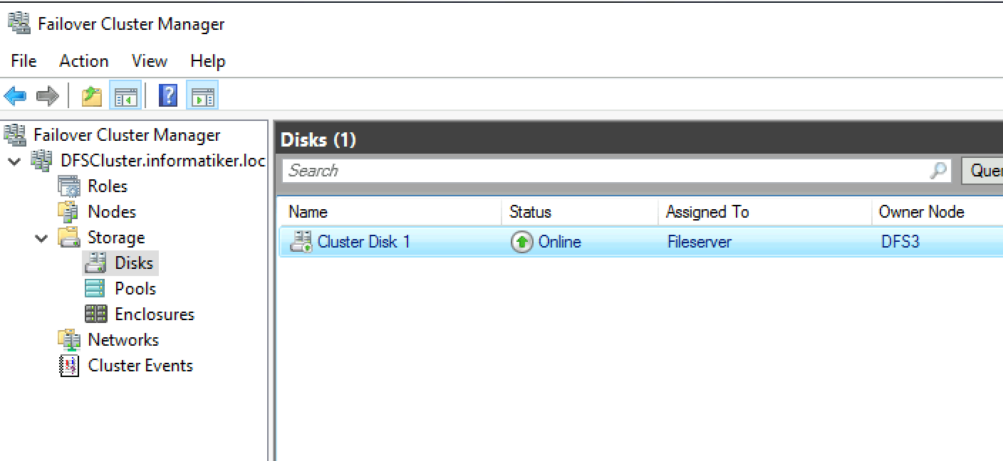 How to remove node from File Share Cluster (DFS) on Windows Server IT