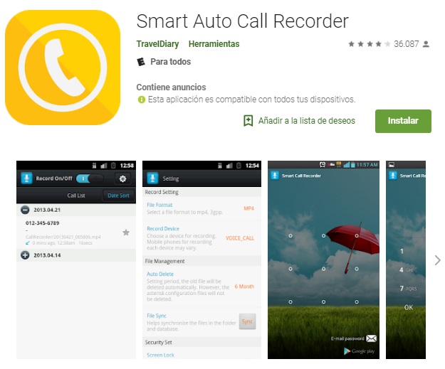 Comment enregistrer des appels et des conversations depuis mon téléphone Android? Guide étape