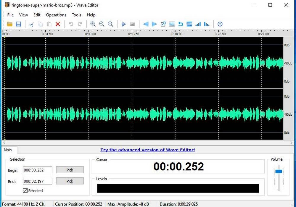 Wave Editor: Eenvoudig En Snel Programma Om Mp3 Te Bewerken - Informatique Mania