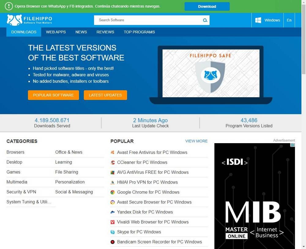 Les meilleurs sites Web pour télécharger des logiciels