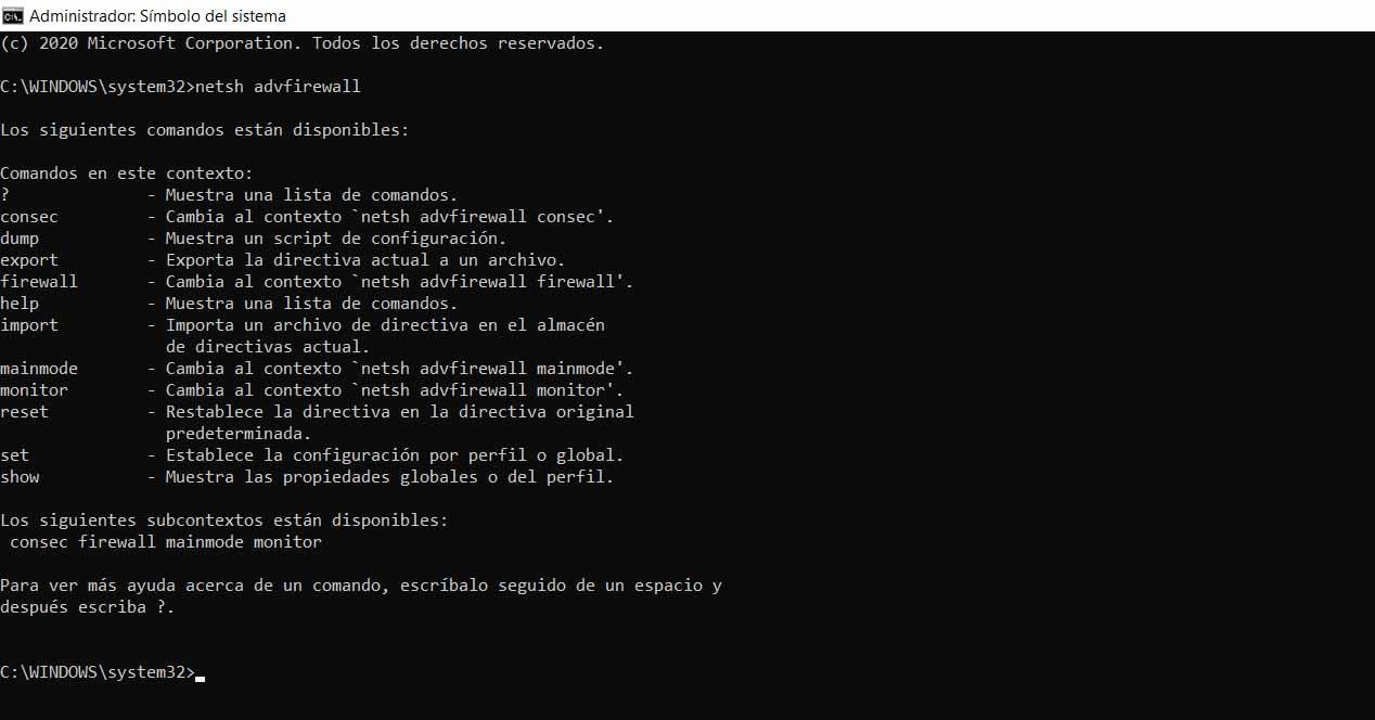 Contrôlez le parefeu Windows à partir de la ligne de commande Netsh