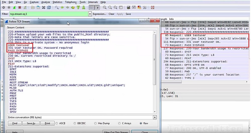 Capture Passwords using Wireshark InfosecMatter