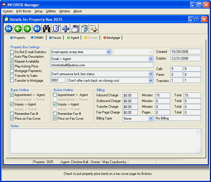 INFOVOX™ Real Estate Hotline IVR System