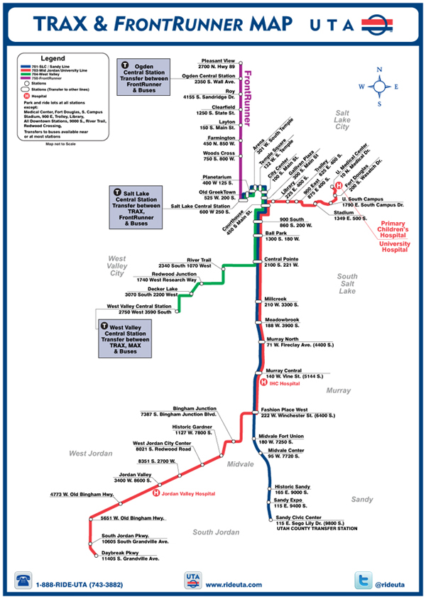 Utah Light Rail Map Utah Transit Authority Expands Light Rail Network Nossaman LLP