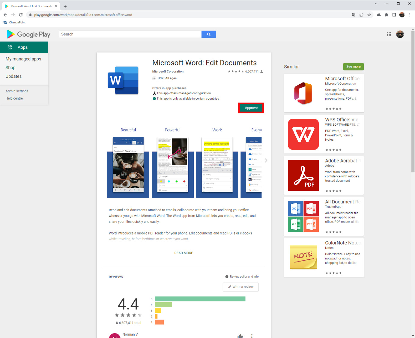 Setup Managed Google Play in Microsoft Intune
