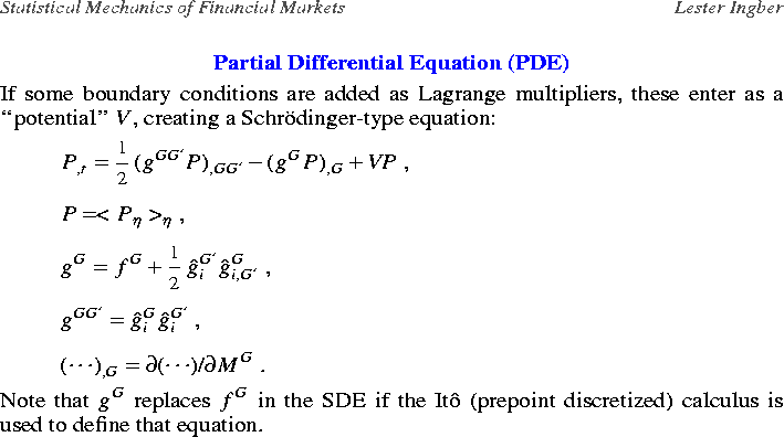 markets01_lecture.html of Lester Ingber's Archive