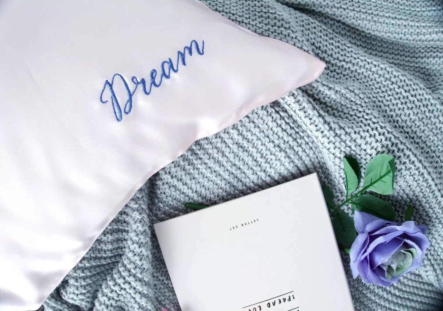 Personalised Mulberry Silk Pillowcase The iNGk Studio