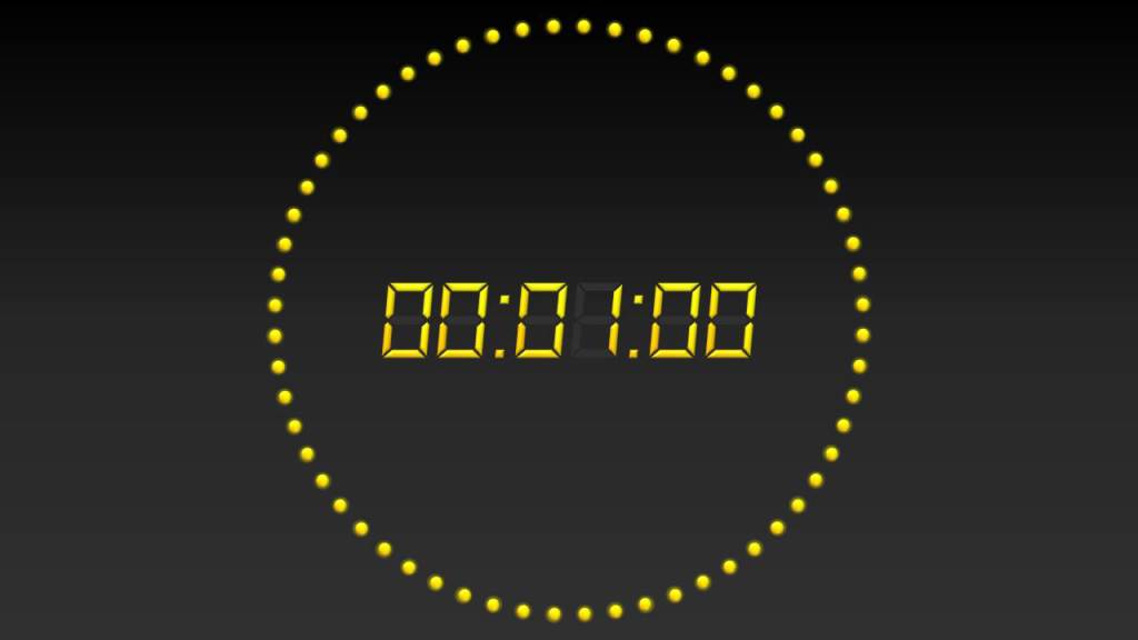 60Second Digital Countdown Clock In God's Image