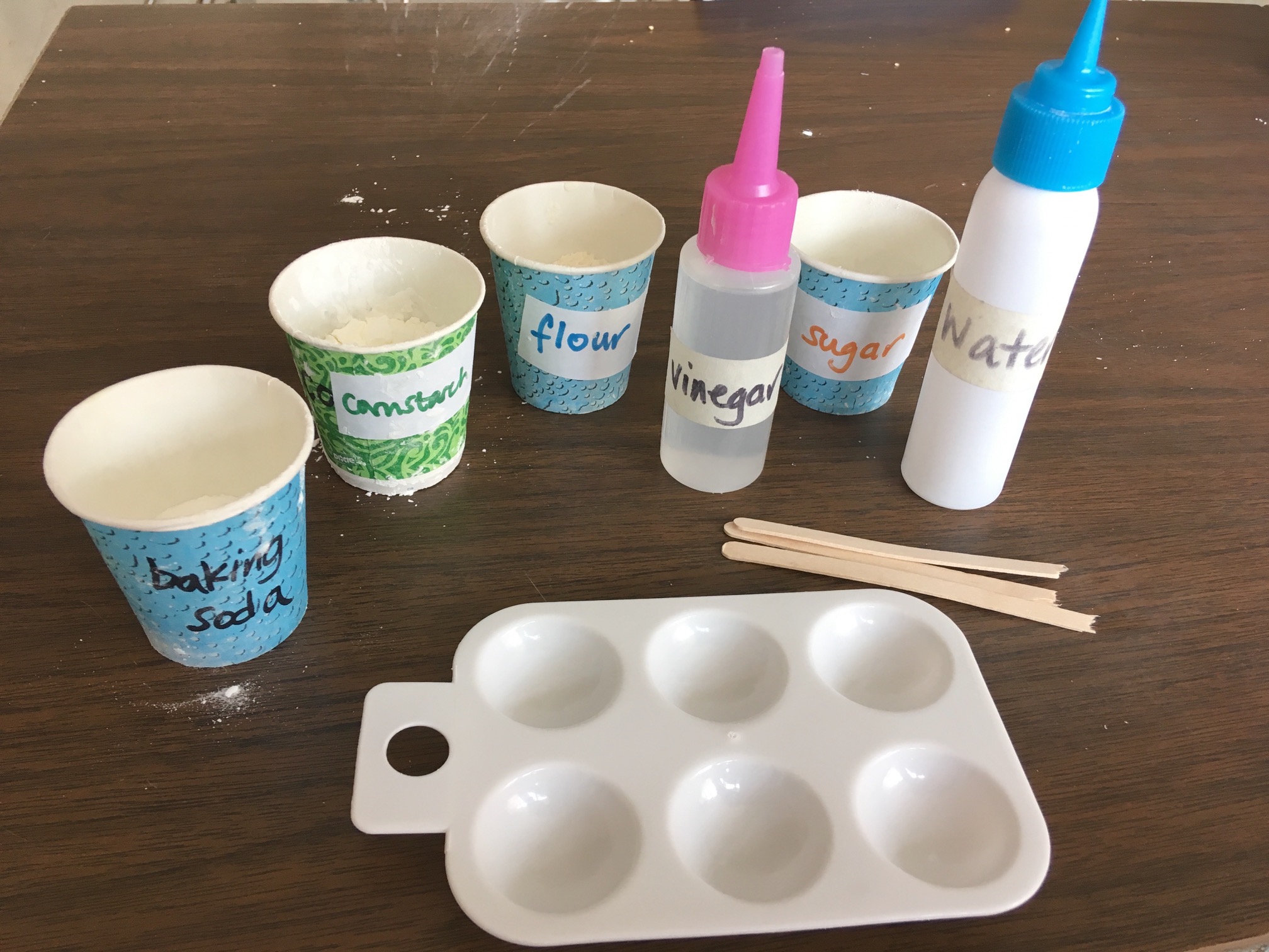 Mixtures, physical changes and chemical reactions through free
