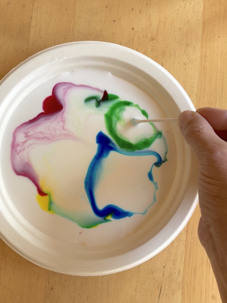 Milk and soap painting | ingridscience.ca