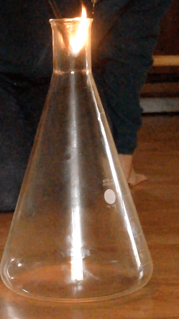 Combustion of ethanol in a jug ingridscience.ca