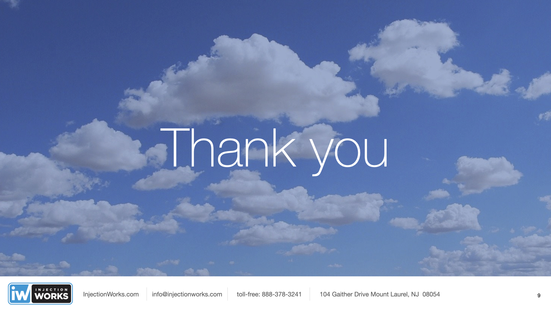 Injection Works Presentation New Jersey firm Injection Works, Plastic