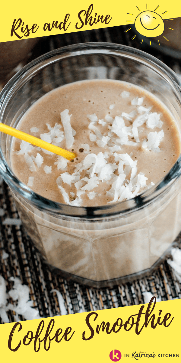 Rise and Shine Skinny Coffee Smoothie Recipe (vegan, dairyfree)