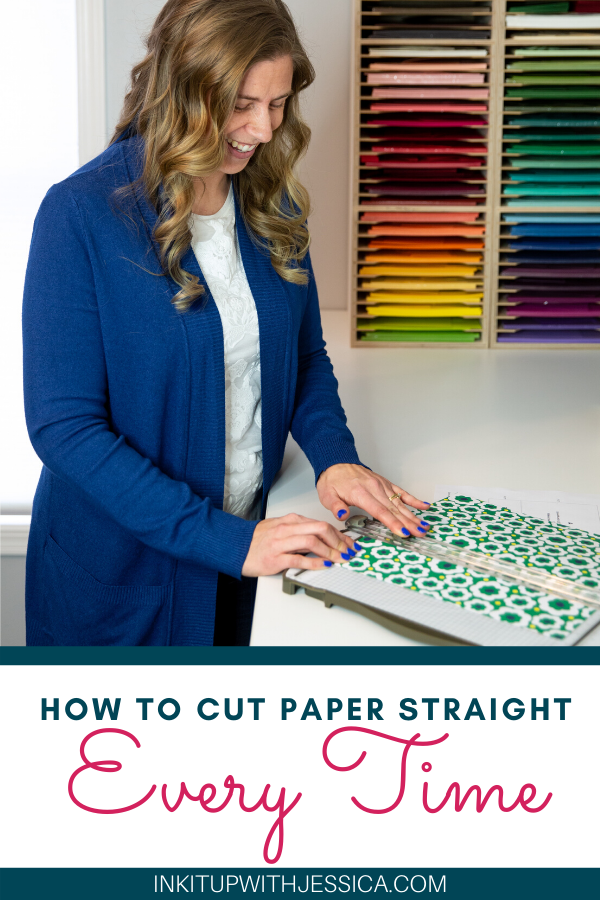 How to Cut Paper Straight - Ink it Up With Jessica | Card Making Ideas