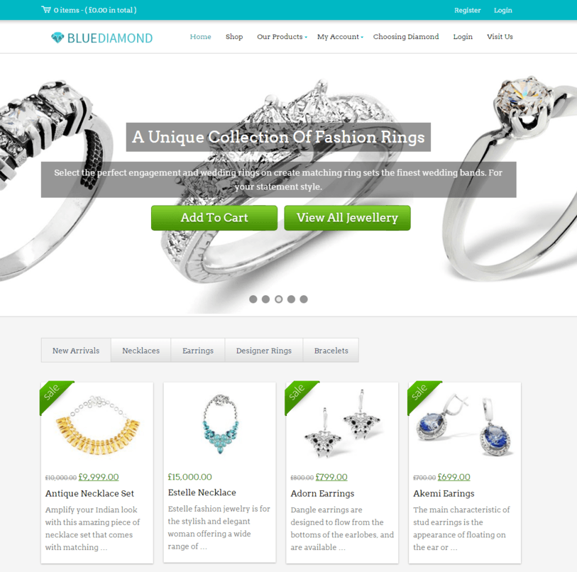 10+ Best Online Jewelry Store WordPress Themes 2022