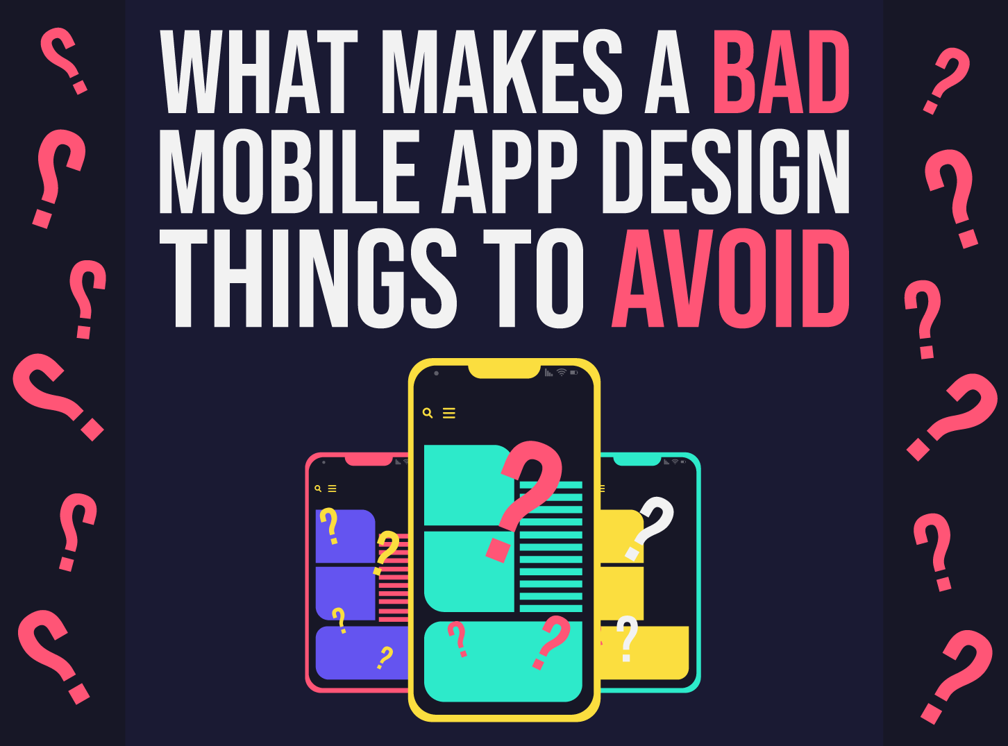 Bad Mobile App Design & Things to Avoid Inkyy Design