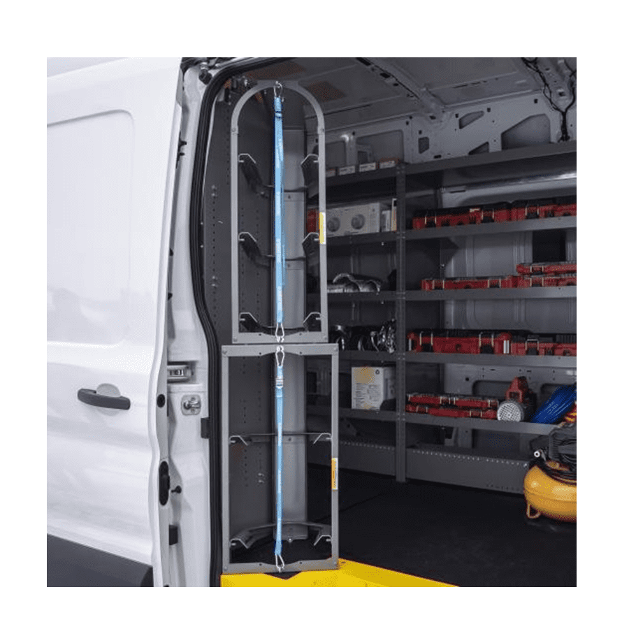 Adrian Steel EZLoad Tank Rack, Shelf Divider, 4", Gray DVTR4SHELF U.S