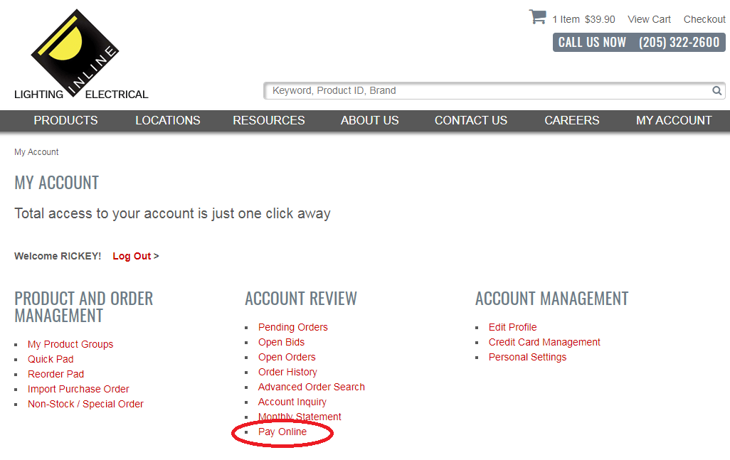 Pay your invoices online any time of day or night!