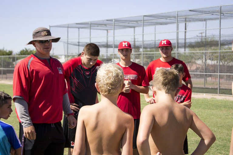 Youth Baseball Camp with a wet finish (GALLERY) InMaricopa