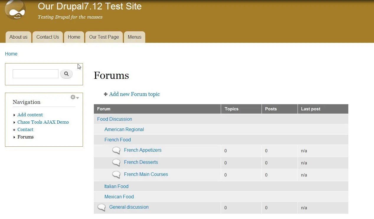 Understanding Forums in Drupal 7 InMotion Hosting Support Center