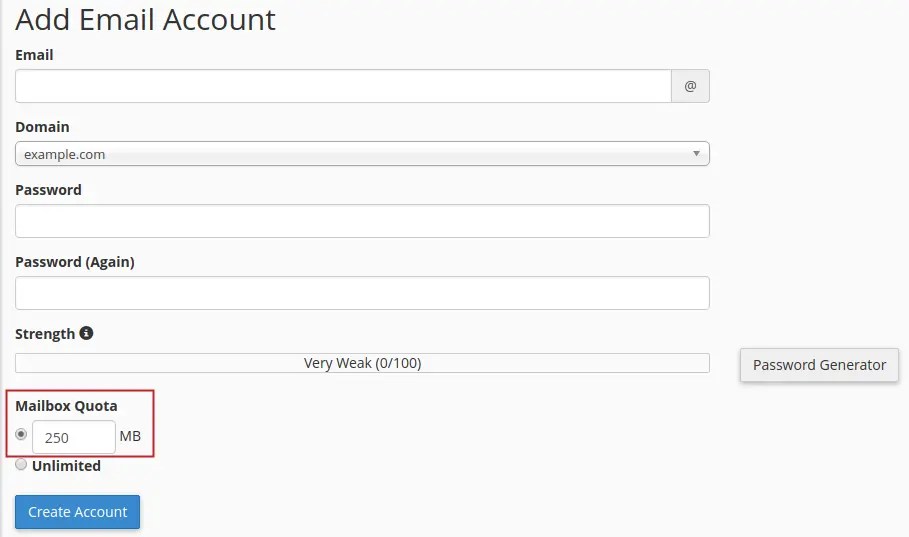 How to Configure Mailbox Quota Notifications InMotion Hosting