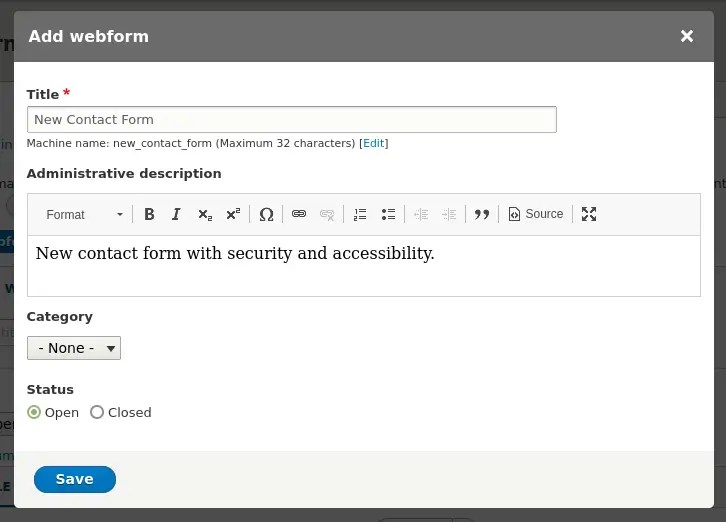 Configuring Drupal 9 forms InMotion Hosting Support Center