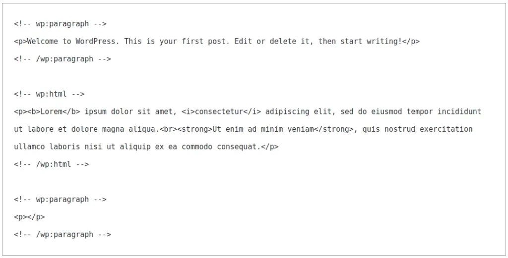 Adding HTML to a WordPress Page or Post