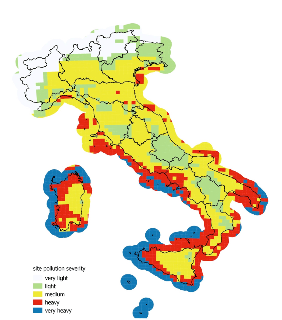 Air Quality Italy Map Impact of Climate Change on Power Systems & Electrical Insulation