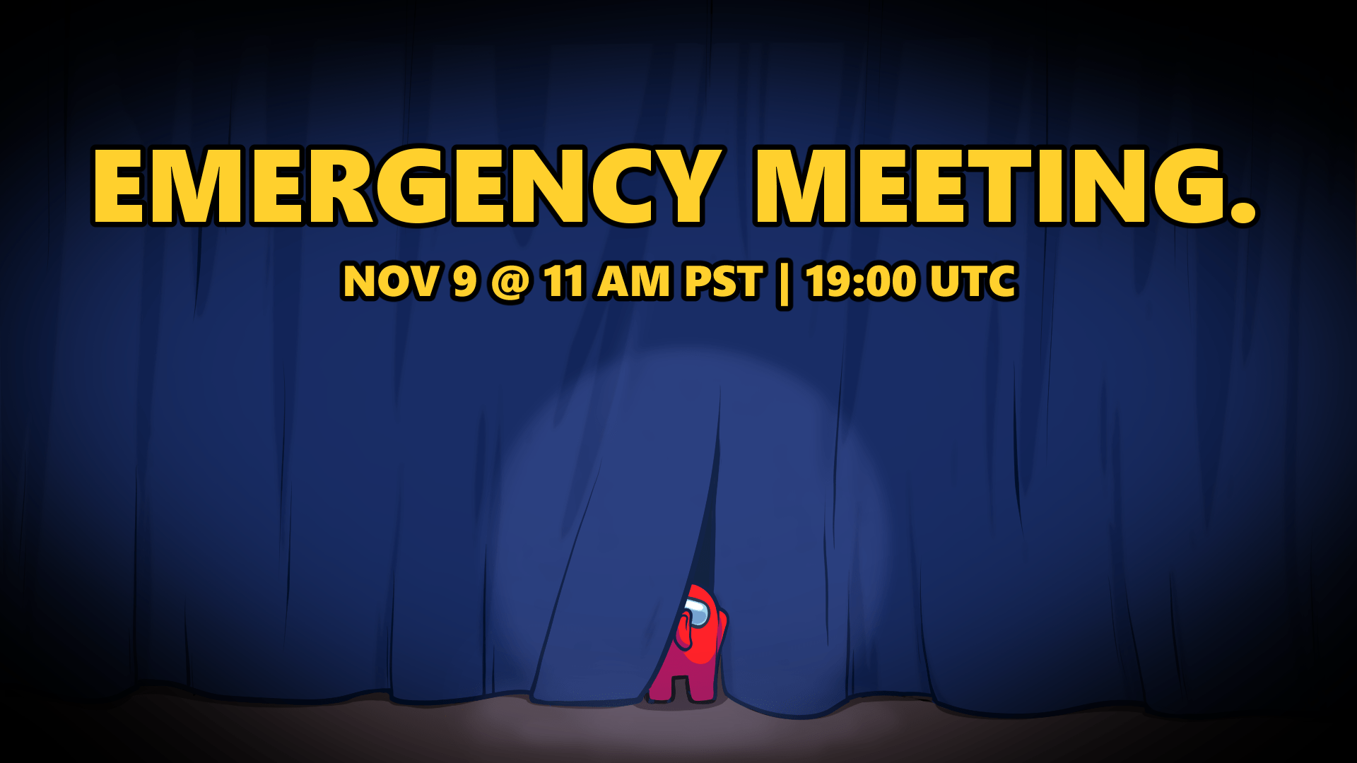 Join us for Emergency Meeting 33 Innersloth Creators of Among Us