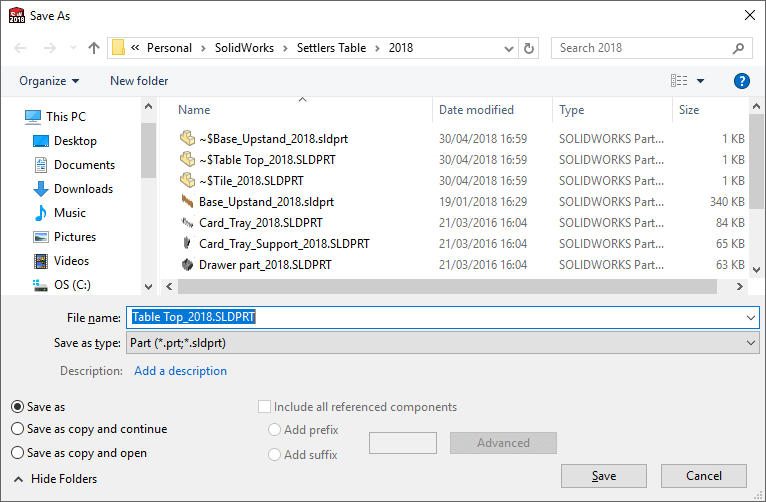 How to duplicate an Assembly project SOLIDWORKS Tutorial Innova
