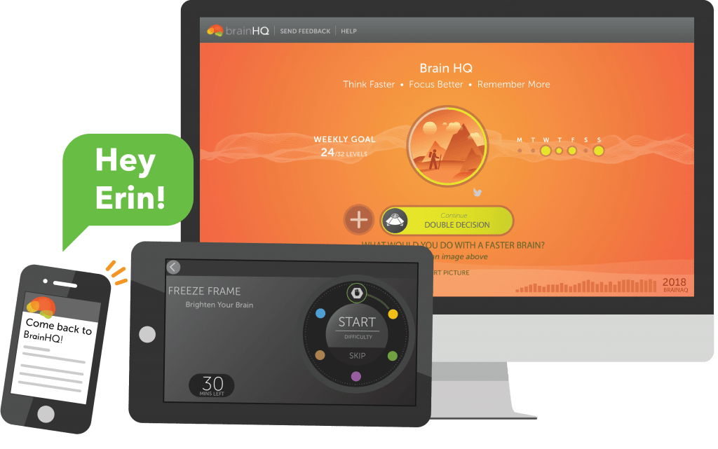 BrainHQ is an online braintraining system that helps