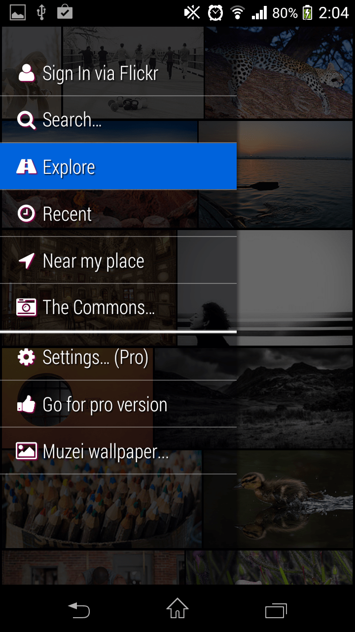 Left Slider Navigation