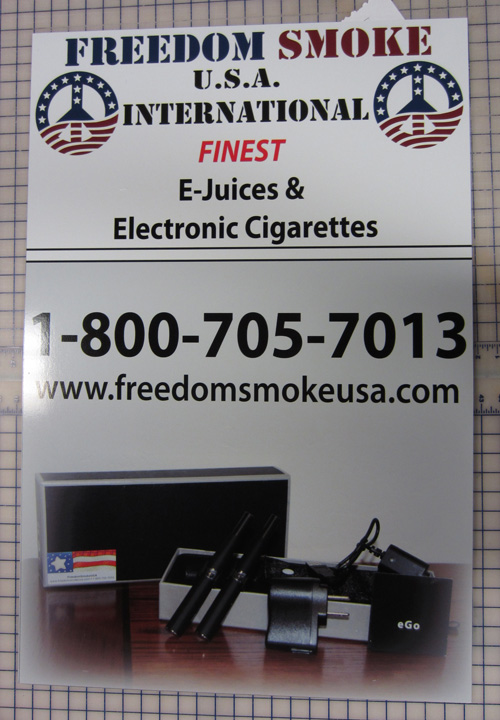 AFrame for Freedom Smoke Innovative Signs of Tucson Innovative