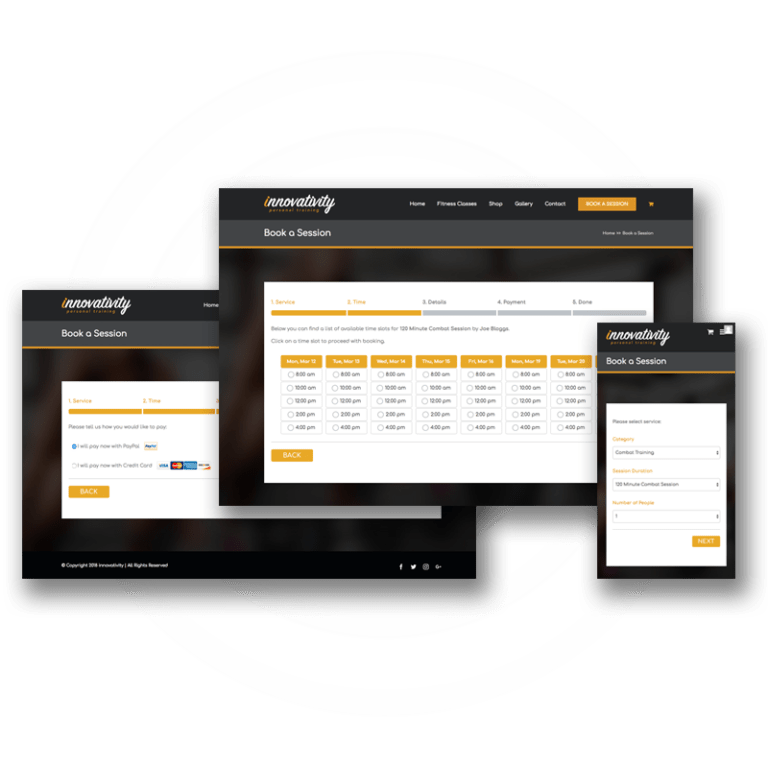 Personal Trainer Website Solution innovativity Leading Digital