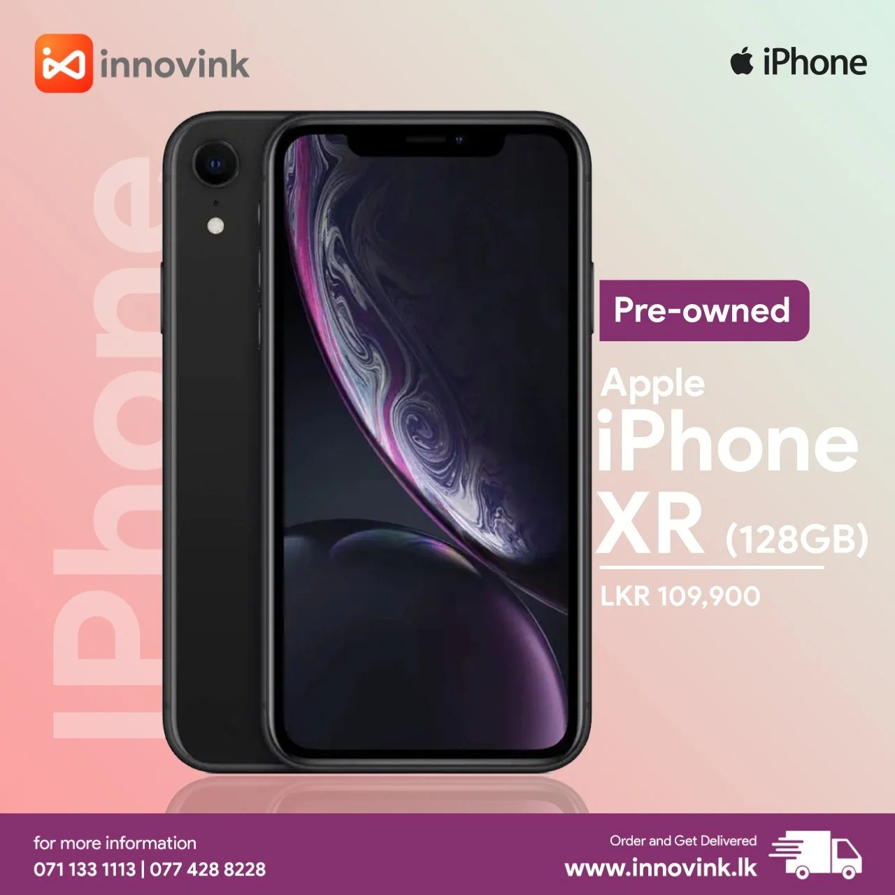 Apple iPhone XR 128 GB (Preowned) (0025) Innovink Solutions