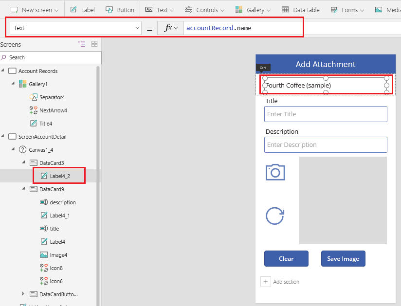 Create Attachment in CRM with Camera Control using Canvas App in