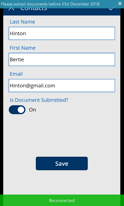 Notify functions in Canvas Power App Microsoft Dynamics 365 CRM Tips
