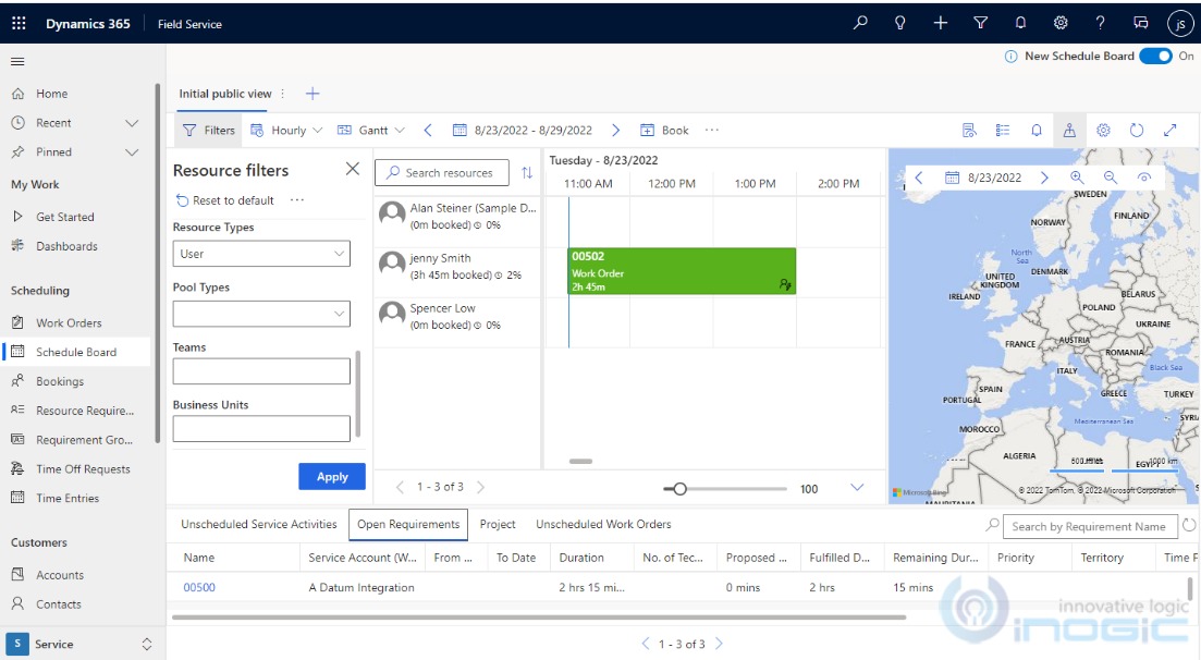 Schedule Board Extensibility in Microsoft Dynamics 365 Field Service