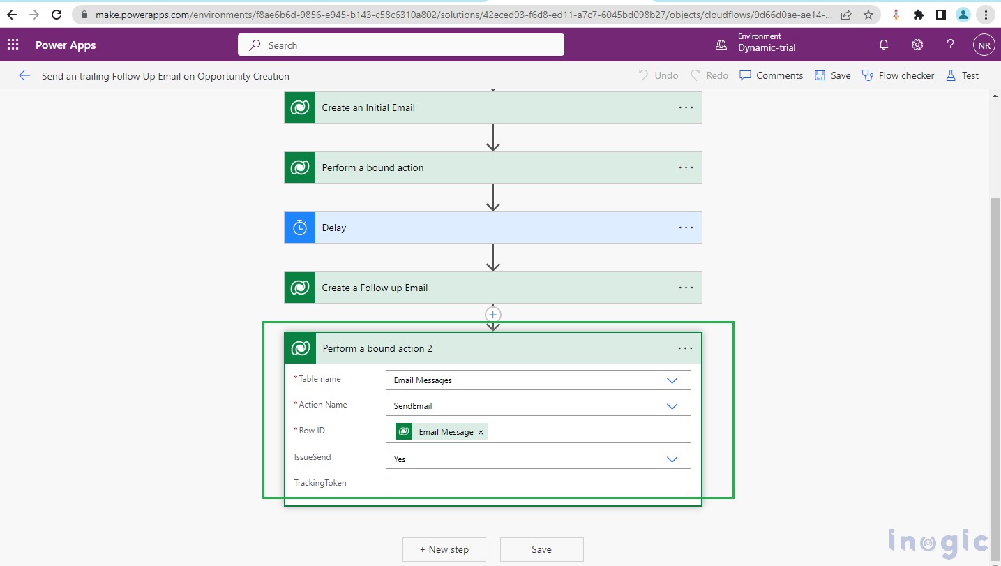 Send Trailing FollowUp email in Microsoft Dynamics 365 CRM using Power